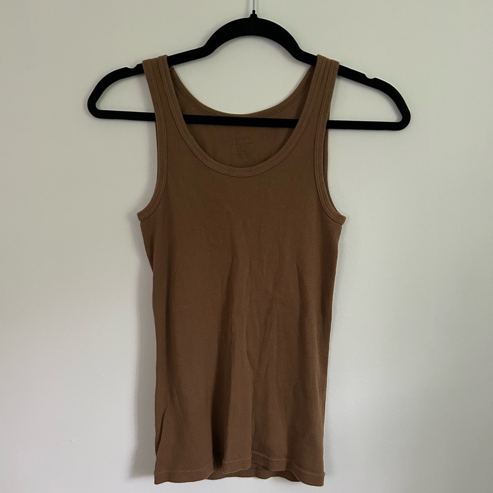 J. Crew Tan Tank Top